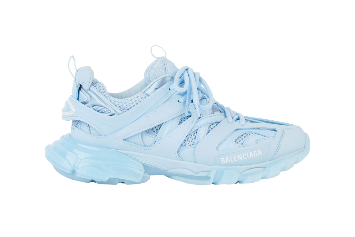 Pre-owned Balenciaga Track Clear Sole Light Blue (women's)