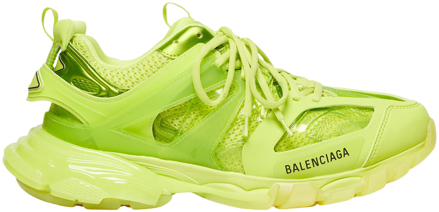 Balenciaga Track Clear Sole Neon Yellow Men's - 647742W3BM47500 - US