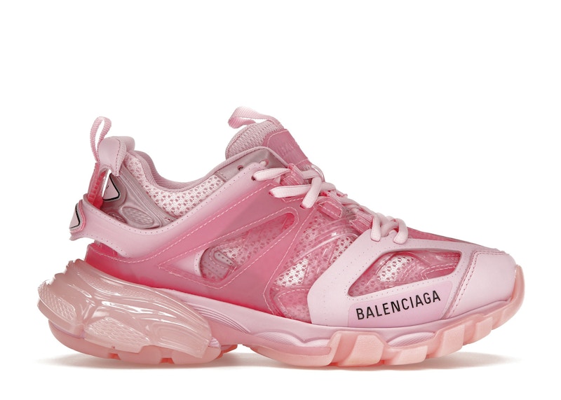 Pre-owned Balenciaga Track Clear Sole (women's) Sneakers In Pink