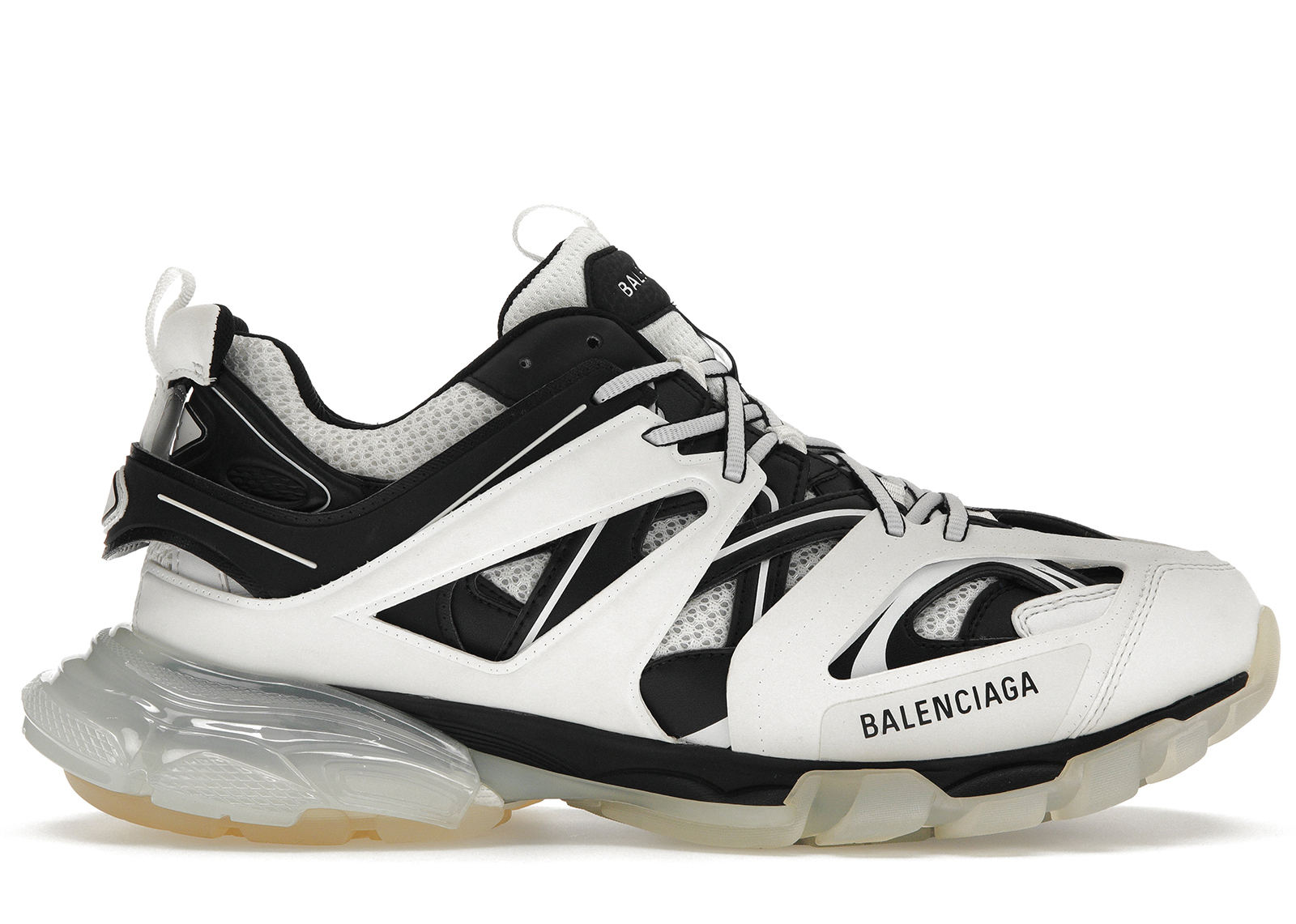 Balenciaga Track Clear Sole White Black メンズ - 647742W3BZ29010 - JP