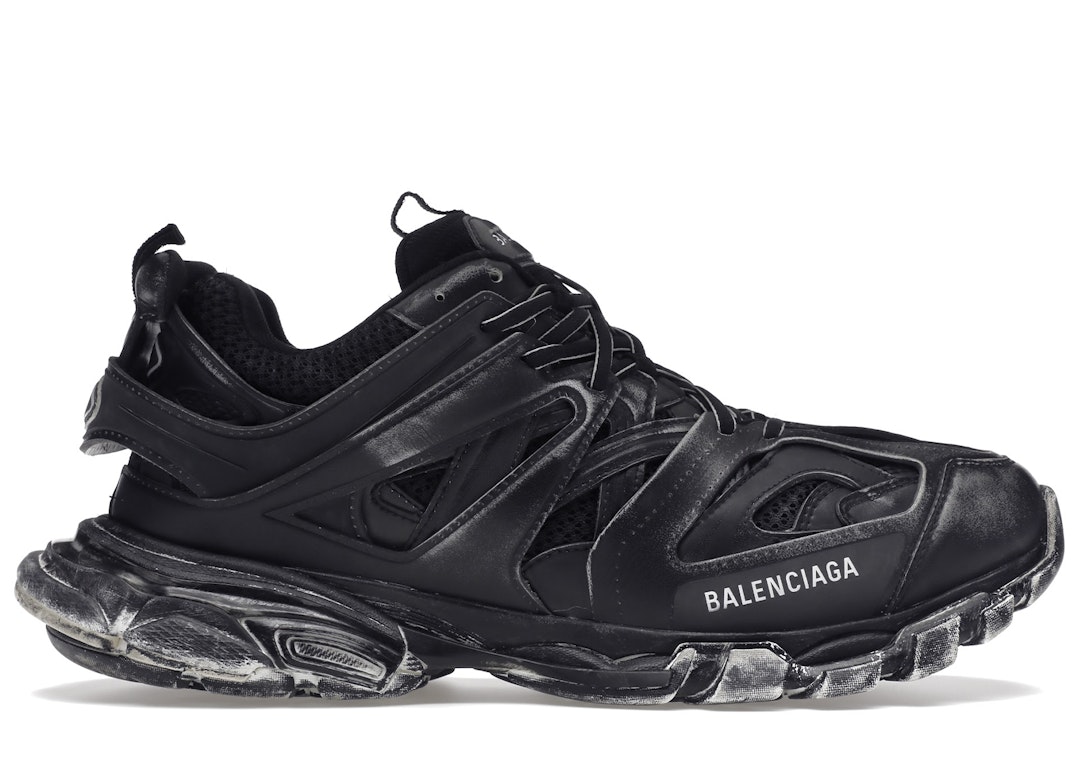 Pre-owned Balenciaga Track Faded Black In Black/white | ModeSens