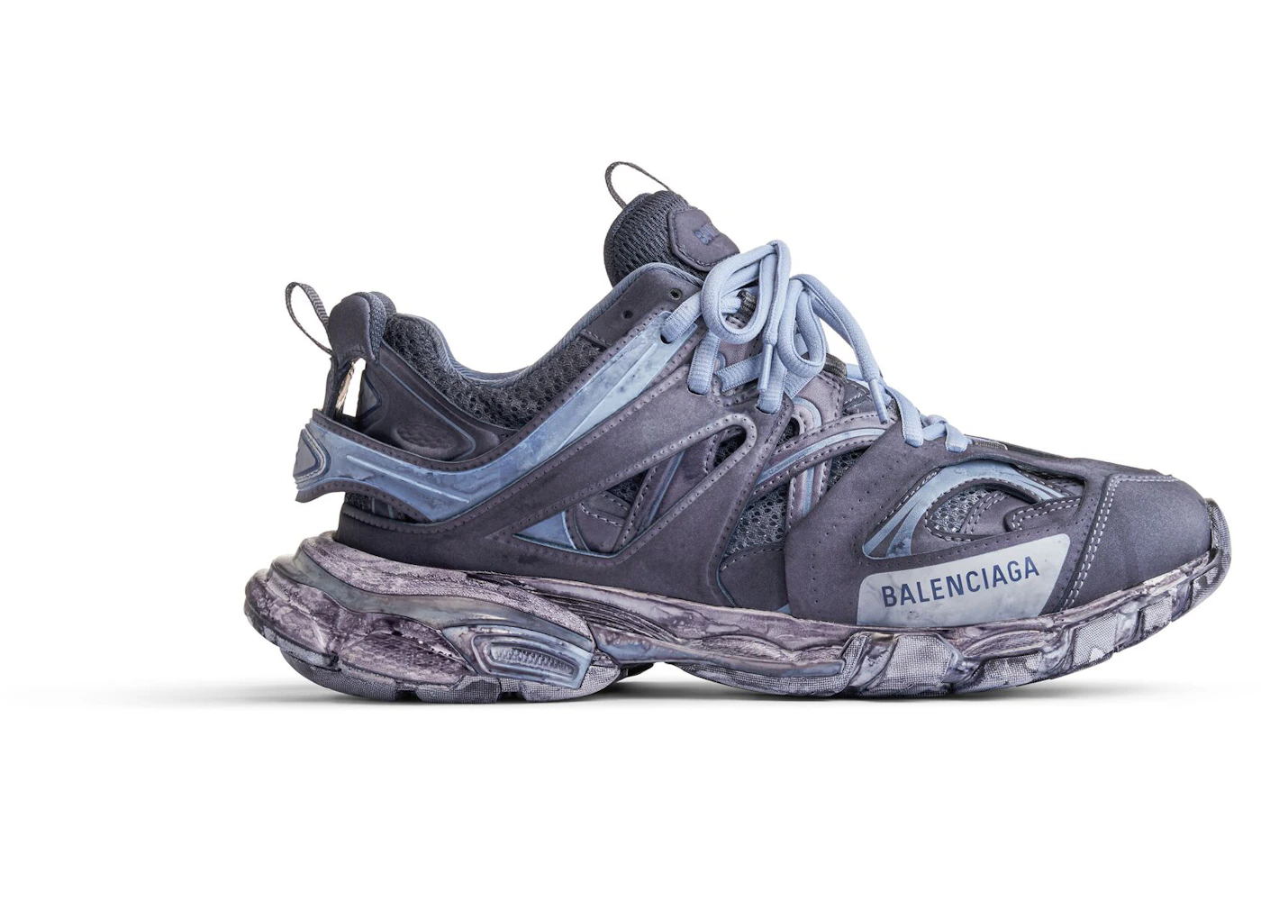 HOT Faded Blue Blue Balenciaga Track Shoes Balenciaga Track