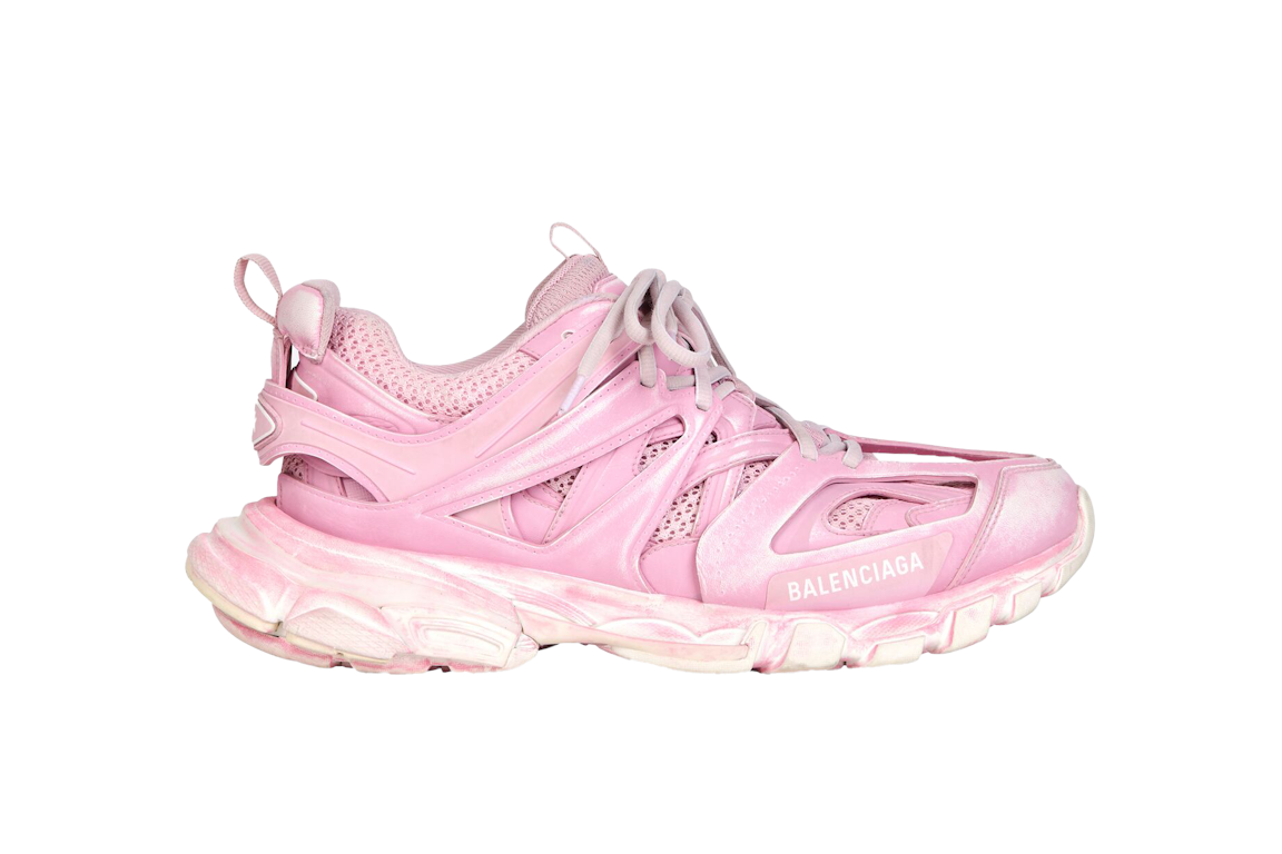 Pre-owned Balenciaga Track Faded Pink (women's) In Pink/white