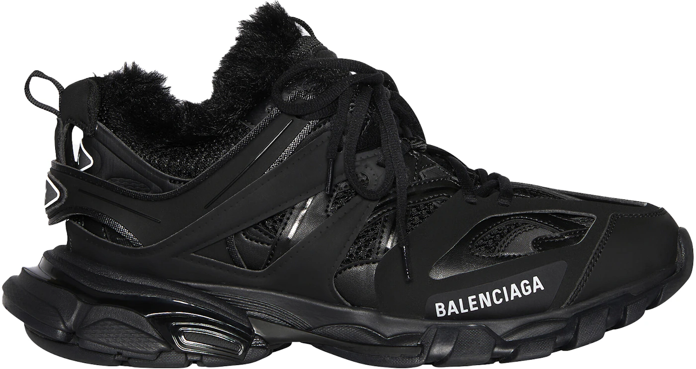 Balenciaga Track Fake Fur Black (Women's) - 668555W3CQ11000 - US