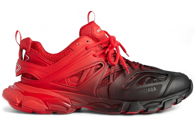 Balenciaga Track Gradient Sneaker Red Black