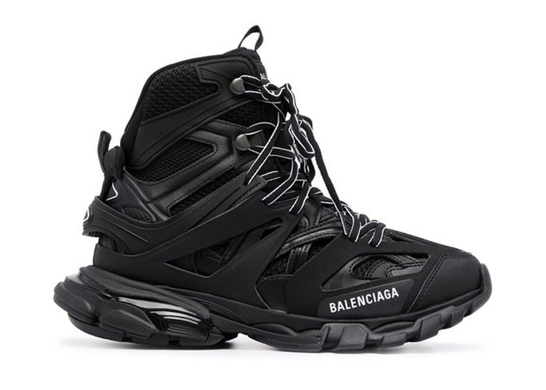 Pre-owned Balenciaga Track Hike Black Black White (women's) In Black/black/white