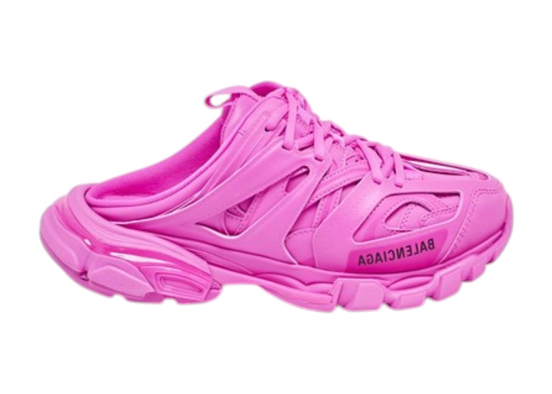 Balenciaga Track Mule Runners Dark Pink Black メンズ