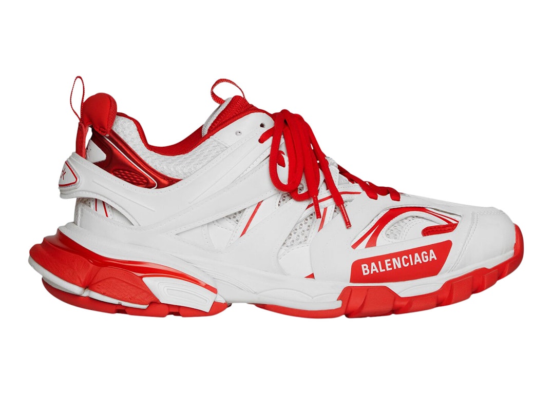 Pre-owned Balenciaga Track Red White (women's) In Red/white