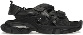 Balenciaga Track Sandal Black