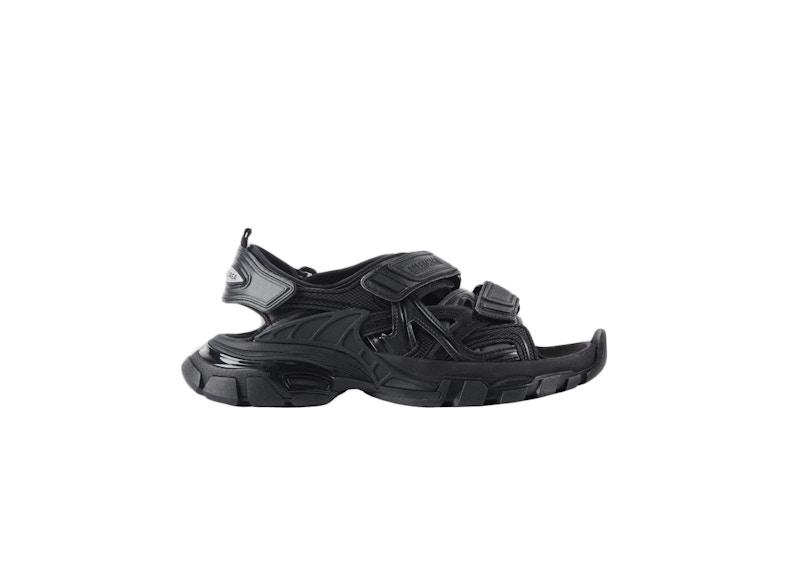 Track sandal Balenciaga Black size 36 EU in Rubber - 38067545