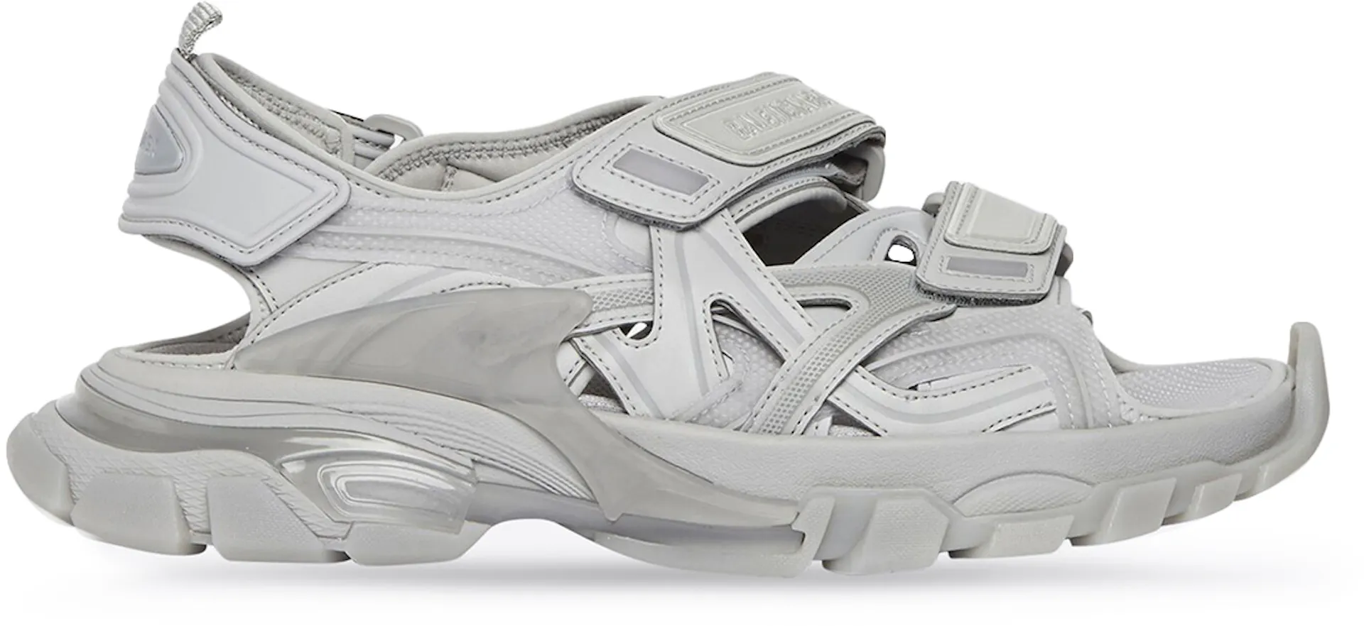 Balenciaga Track Sandal Clear Sole Gray (W) - 655948W2CC21200