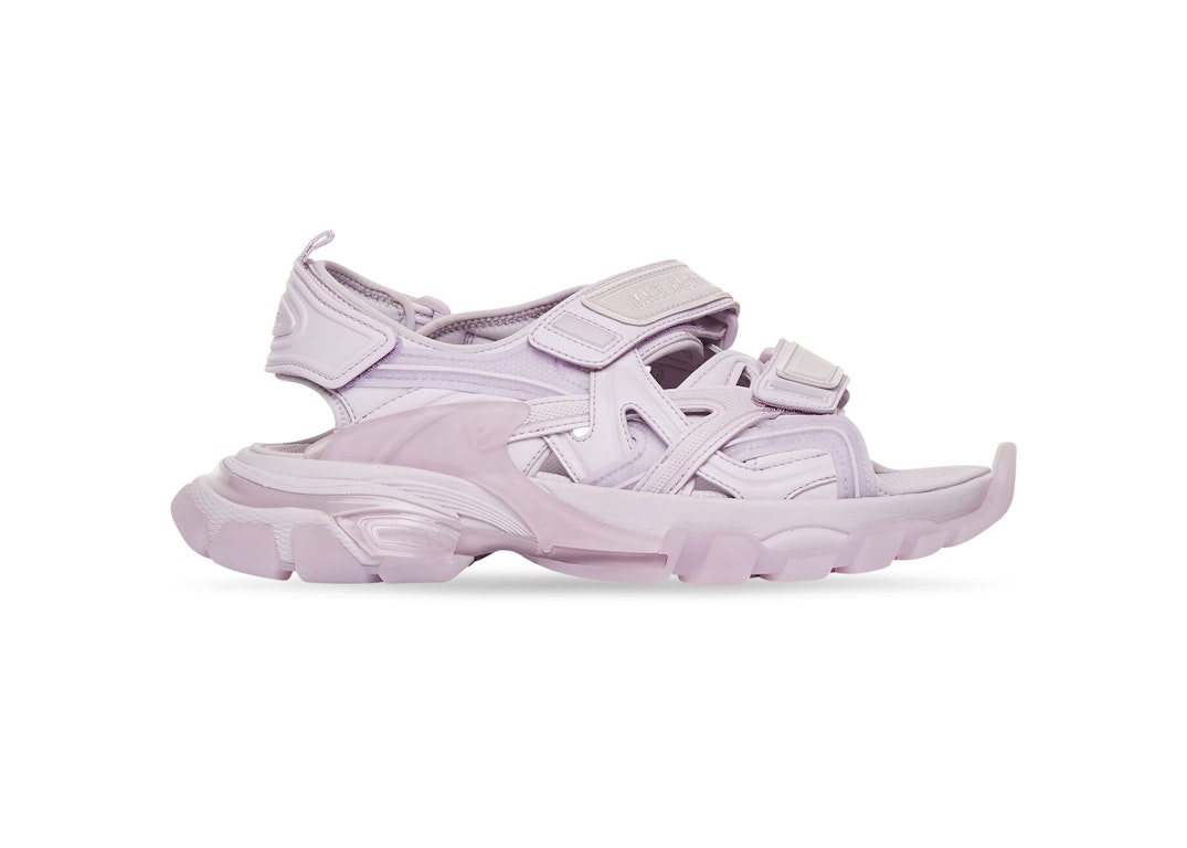 Pre-owned Balenciaga Track Sandal Clear Sole Lilac (women's)