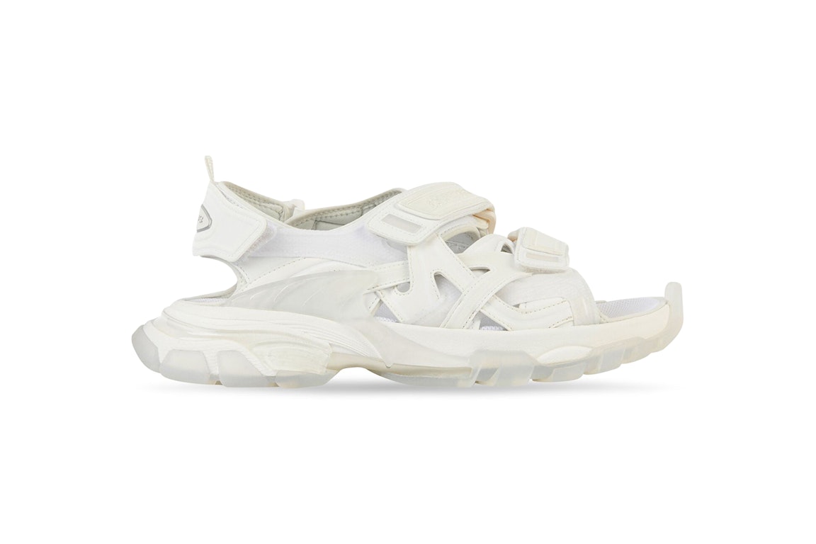 Pre-owned Balenciaga Track Sandal Clear Sole White (women's)