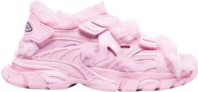 Balenciaga Track Sandal Fake Fur Pink (Women's)