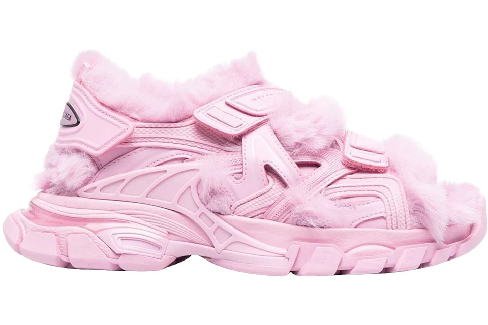 Balenciaga Track Sandal Fake Fur Pink (Women's)