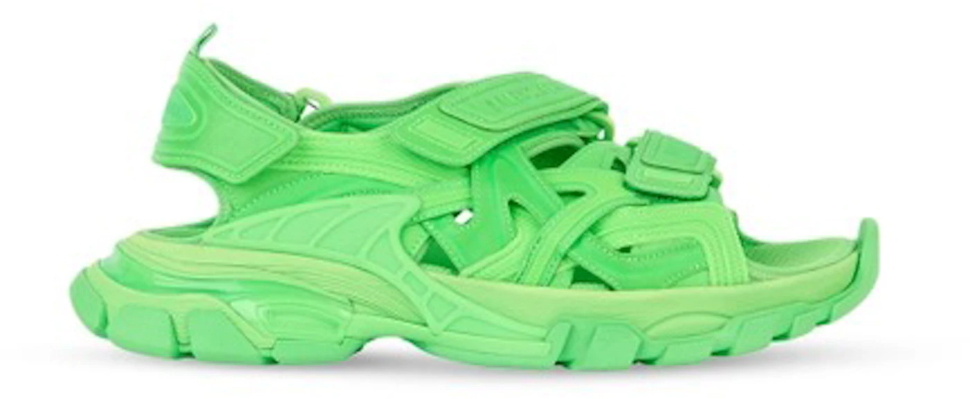Balenciaga Track Sandal Fluo Green Men's - 617542 W2KA1 3805 - US
