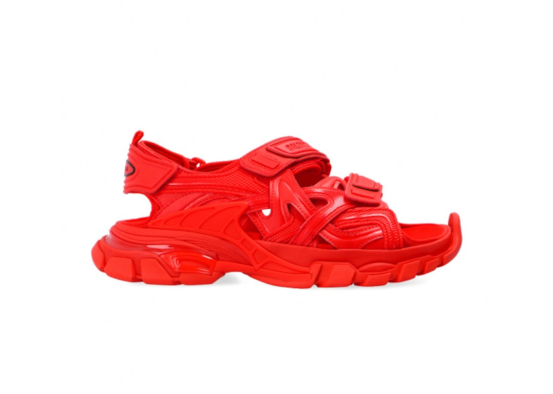 Pre-owned Balenciaga Track Sandal Red (women's)