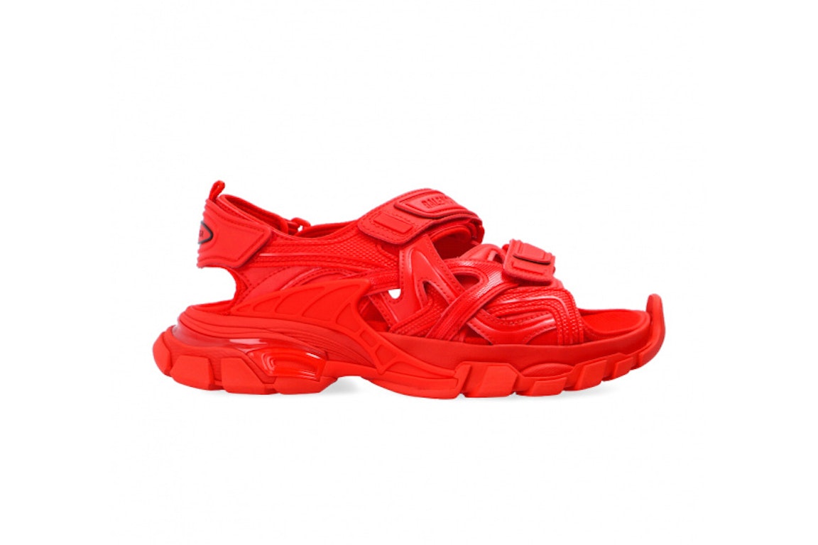 Pre-owned Balenciaga Track Sandal Red (women's)
