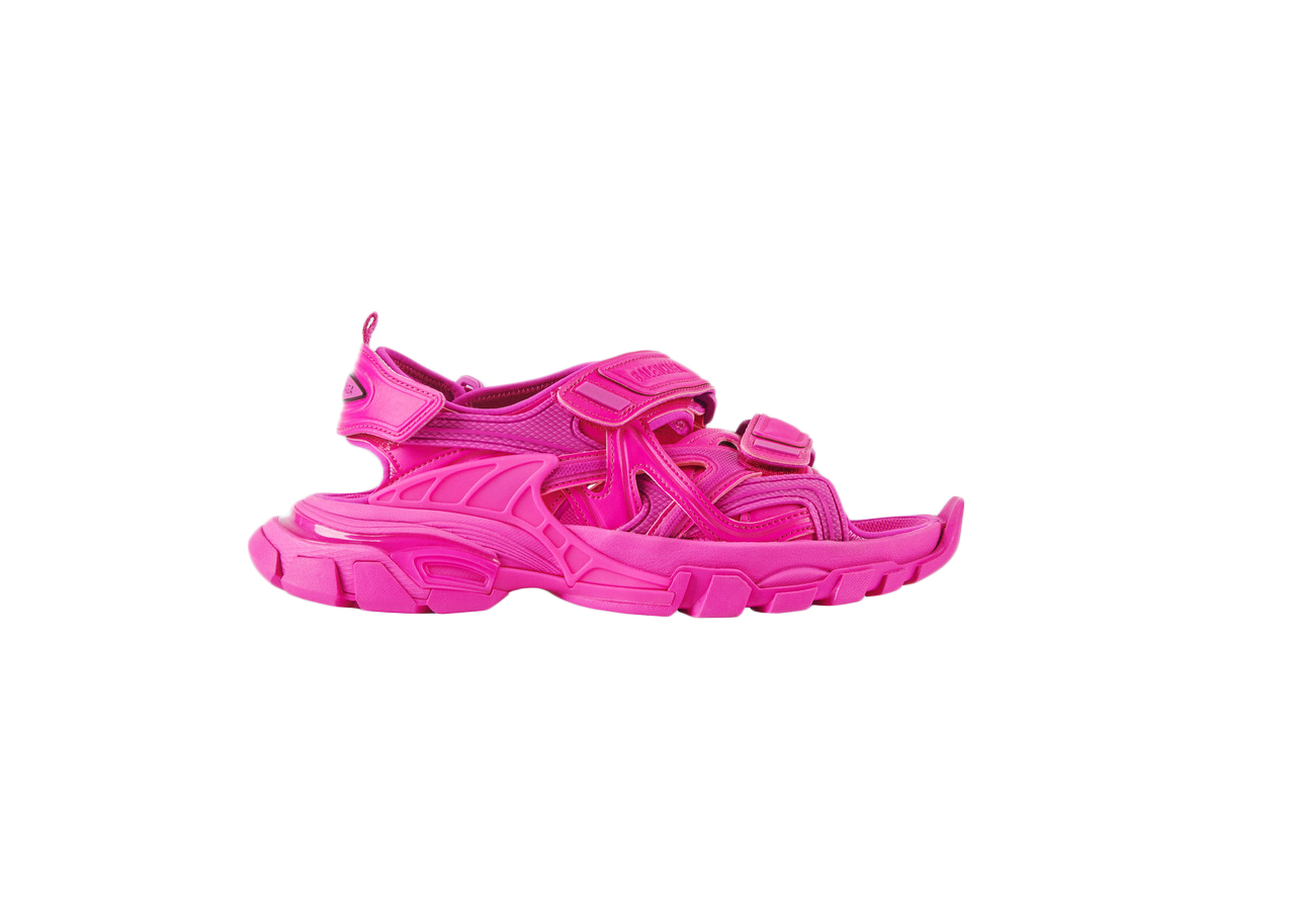 Womens Track Sneaker In Full Mesh in Fluo Pink  Balenciaga US