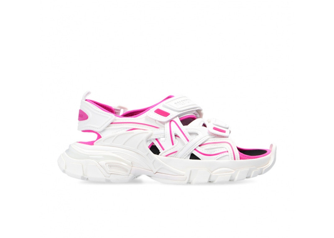 Pre-owned Balenciaga Track Sandal White/fluo Pink (women's)