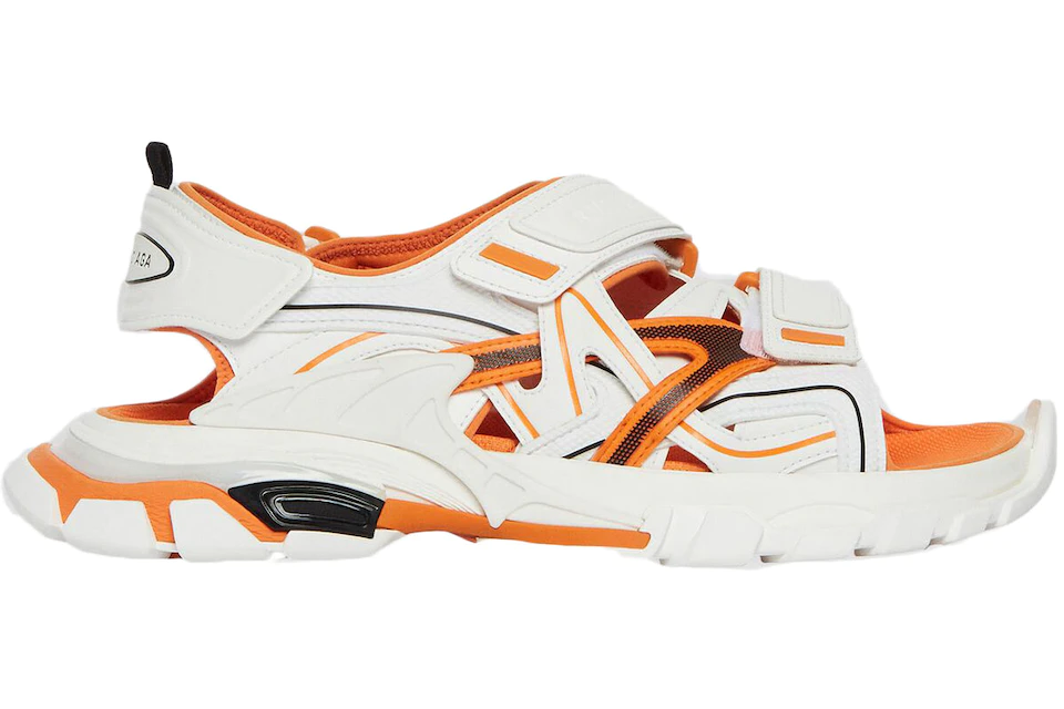 Balenciaga Track Sandal White Orange