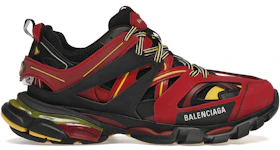 Balenciaga Track Trainers Burgundy Black