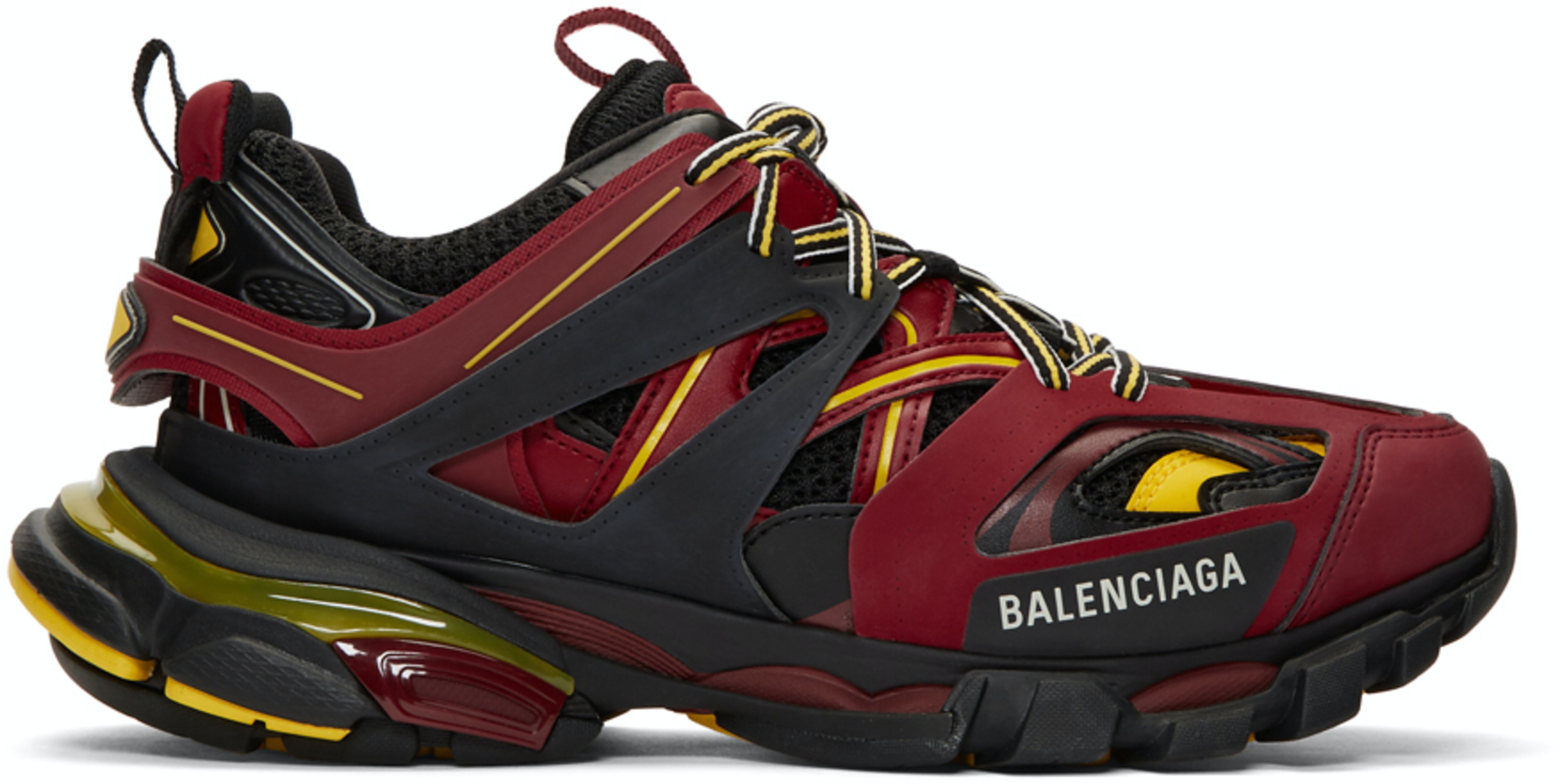 Balenciaga Track Trainers Burgundy Black - 542023 W1GB8 6575