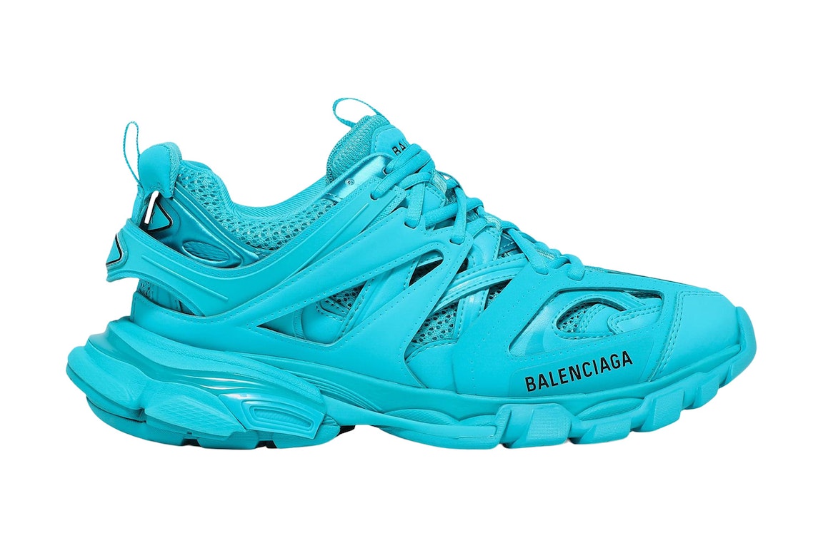 Pre-owned Balenciaga Track Turquoise (women's) In Light Blue/light Blue
