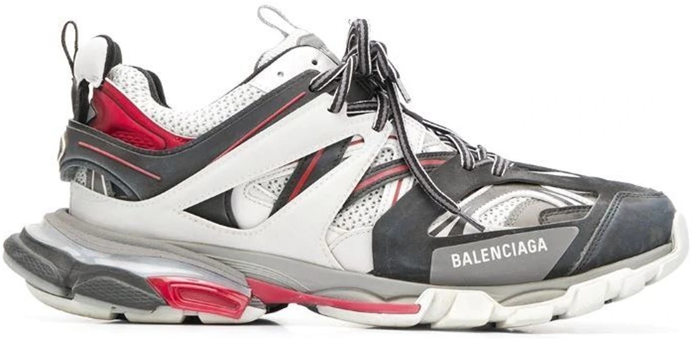 Balenciaga Track LED Men's Sneakers Size 47 EU/ 14 US Grey Red White