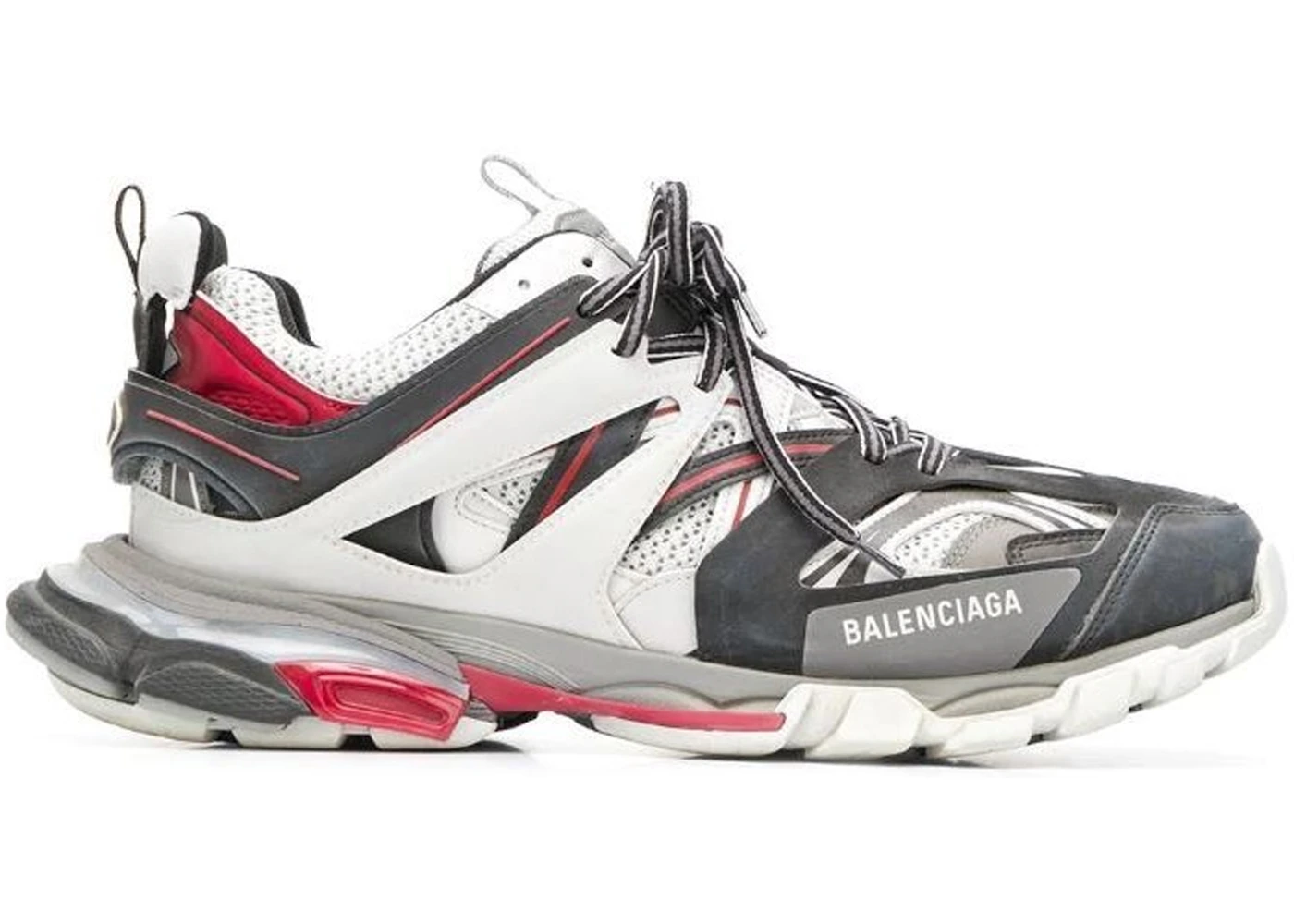 Balenciaga track white grey best sale red