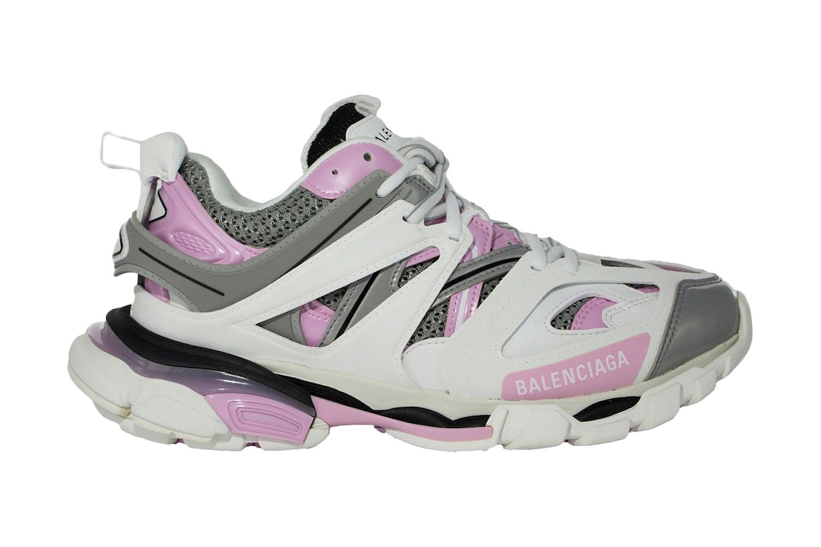 Pre-owned Balenciaga Track White Rose Pink Grey In White/rose/pink Grey