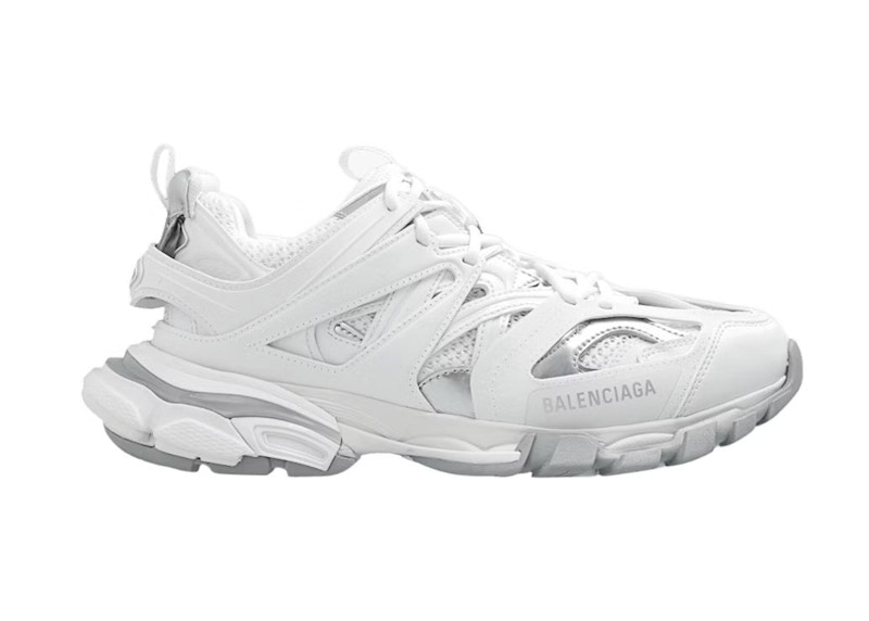 Balenciaga Track White Silver Metallic (Women's) - 542436-W2FSC