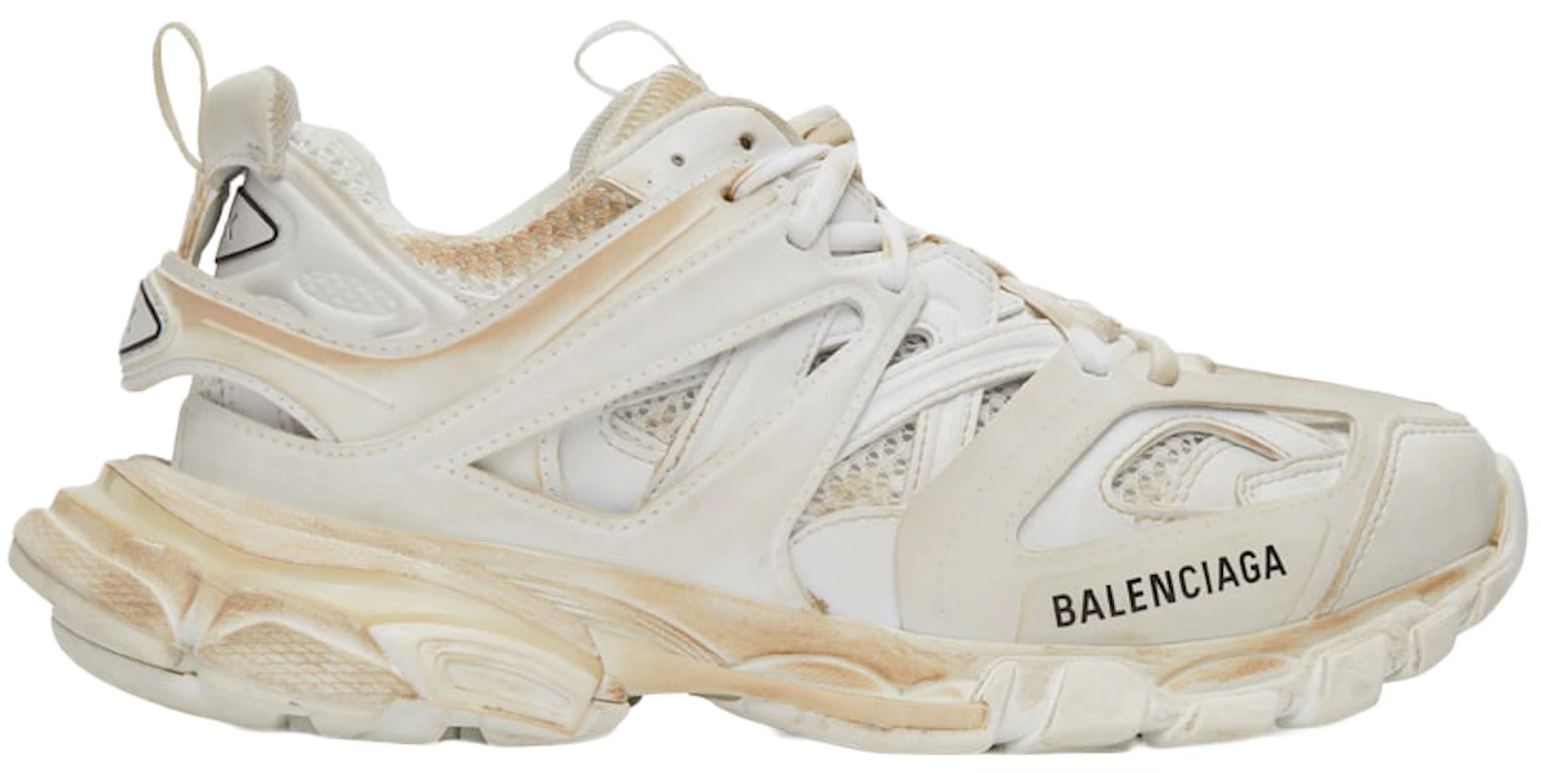 Balenciaga Track Worn Out In White Men's - 212342M237075 - GB
