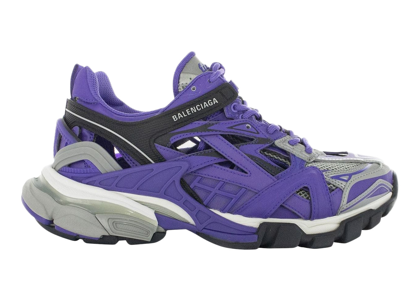 Balenciaga Purple And Blue Track 2 Open Sneakers  Lyst