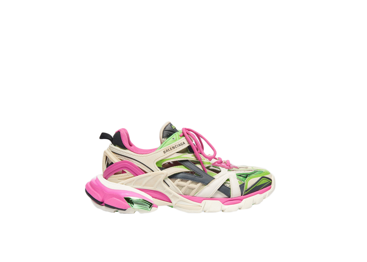 Pink Track3 distressed technical trainers  Balenciaga  MATCHESFASHION US