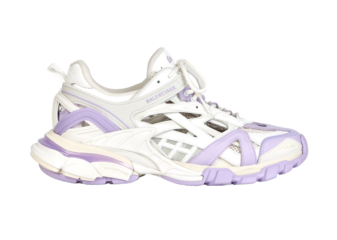 Pre-owned Balenciaga Track.2 Purple White (women's) In Purple/white