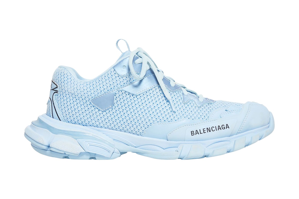 Pre-owned Balenciaga Track.3 Light Blue (women's)