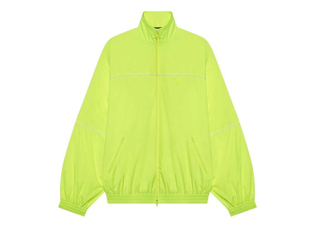 Pre-owned Balenciaga Tracksuit Jacket Neon Yellow