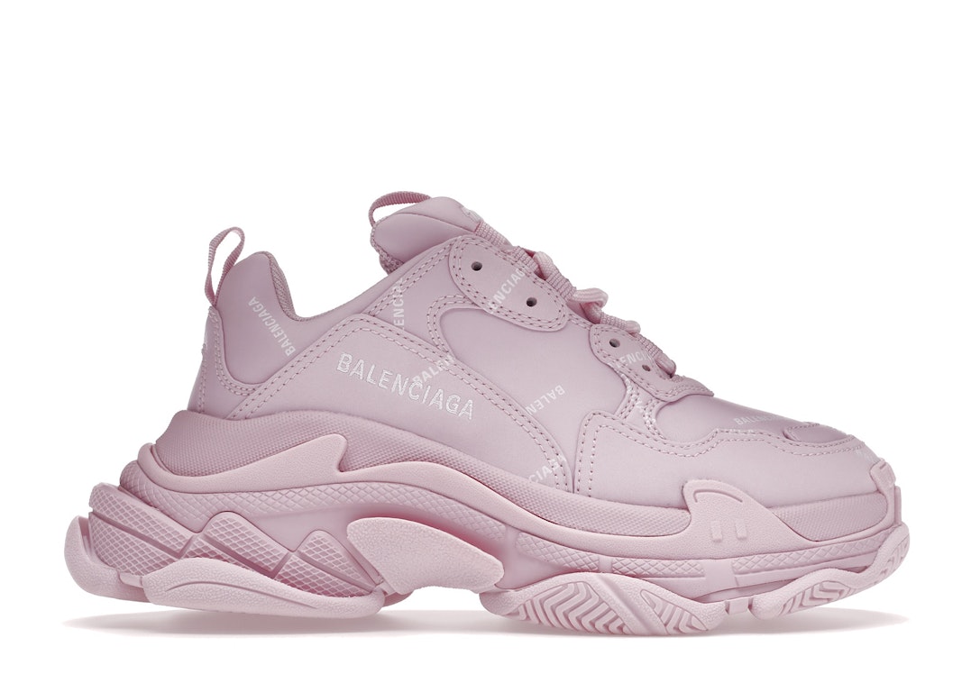 Pre-owned Balenciaga Triple S All Over Pink (women's) In Pink/white