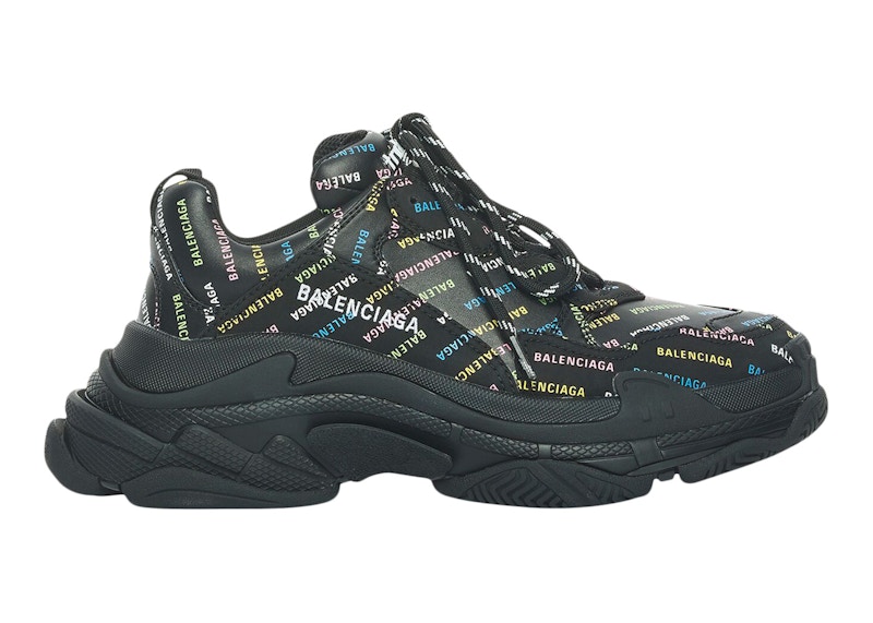 All black triple s on sale balenciaga