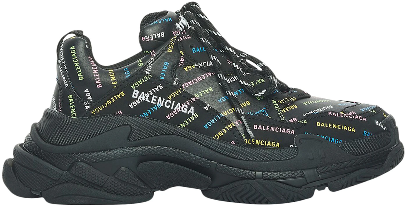 Balenciaga - Triple S Sneakers - Women - Rubber/Fabric/Polyester/Nylon - 35 - Black