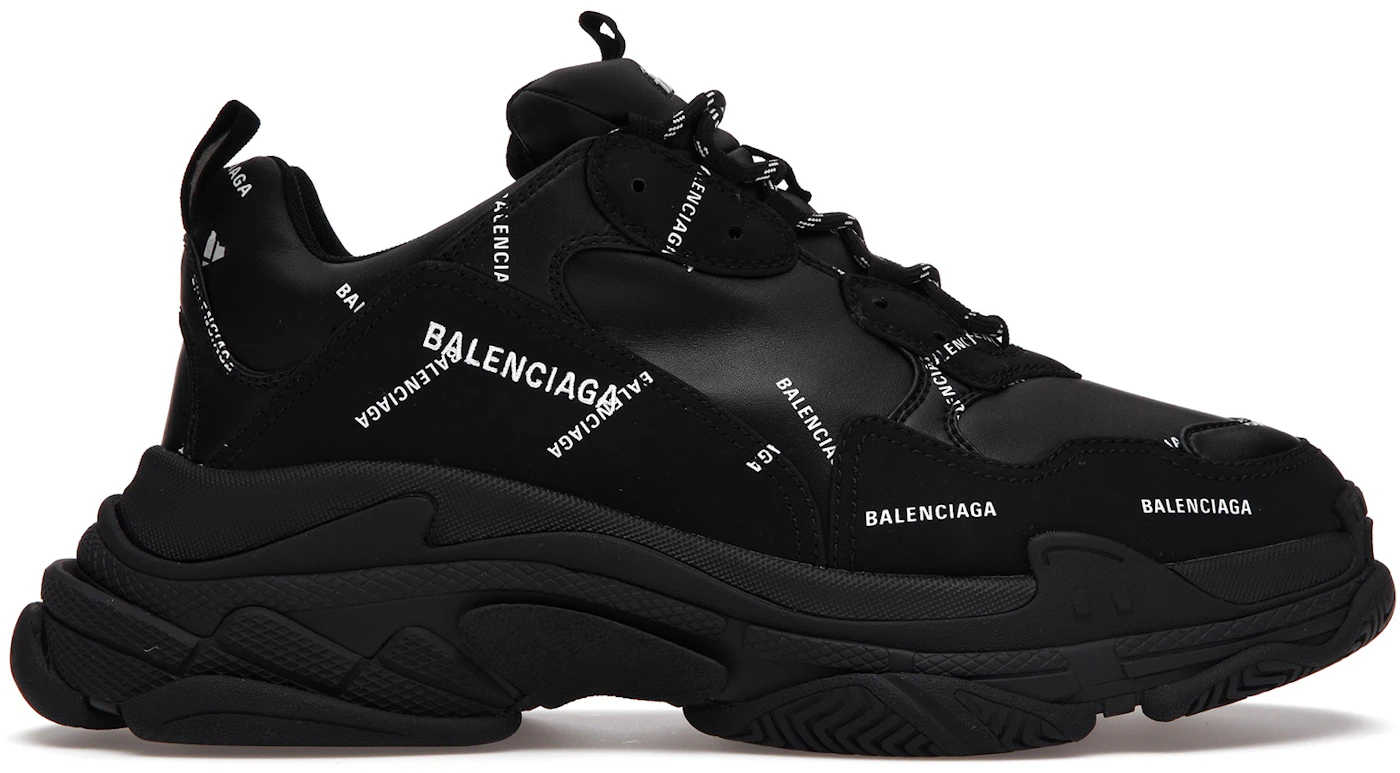 Balenciaga Red and Black Triple S Sneakers  Balenciaga triple s, Balenciaga  shoes, Leather sneakers