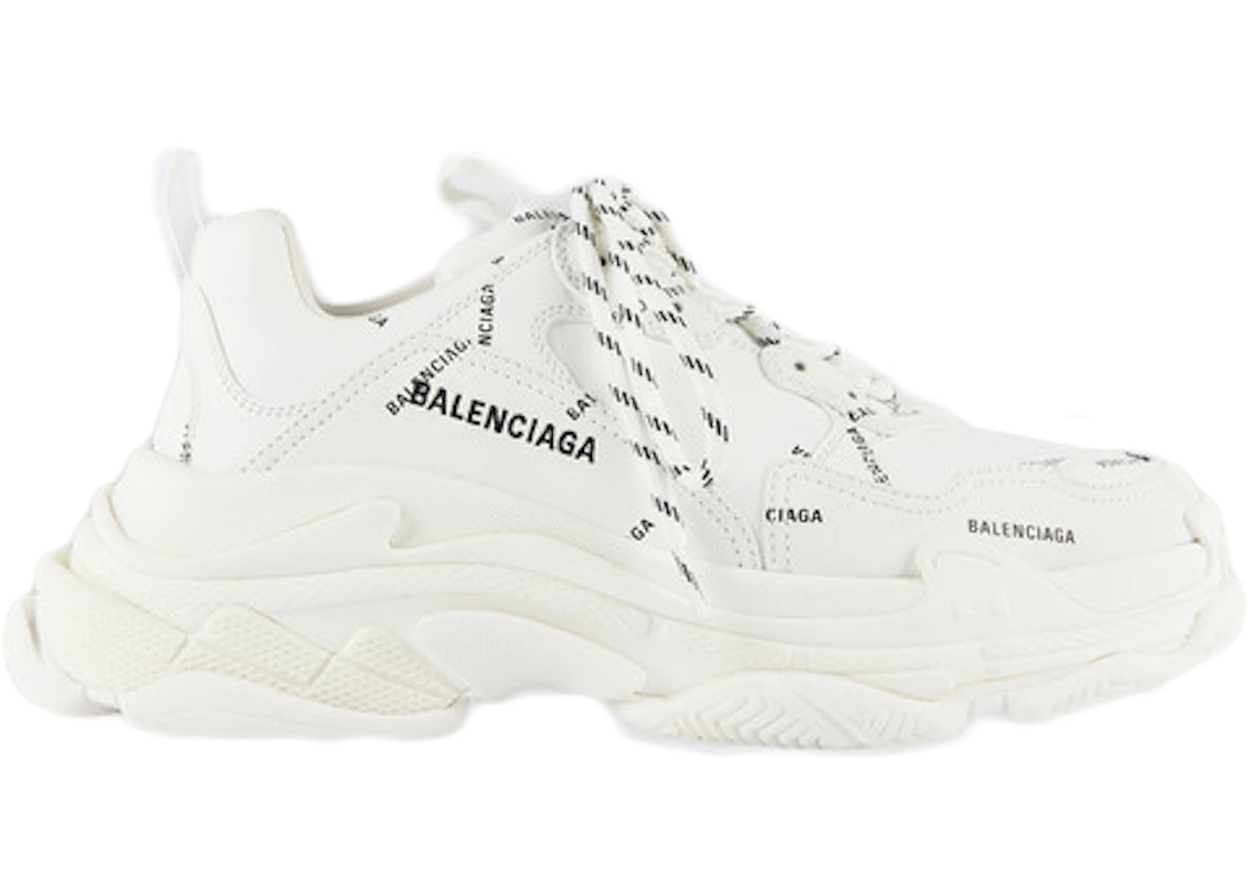 Balenciaga all over logo triple s sneaker Clearance