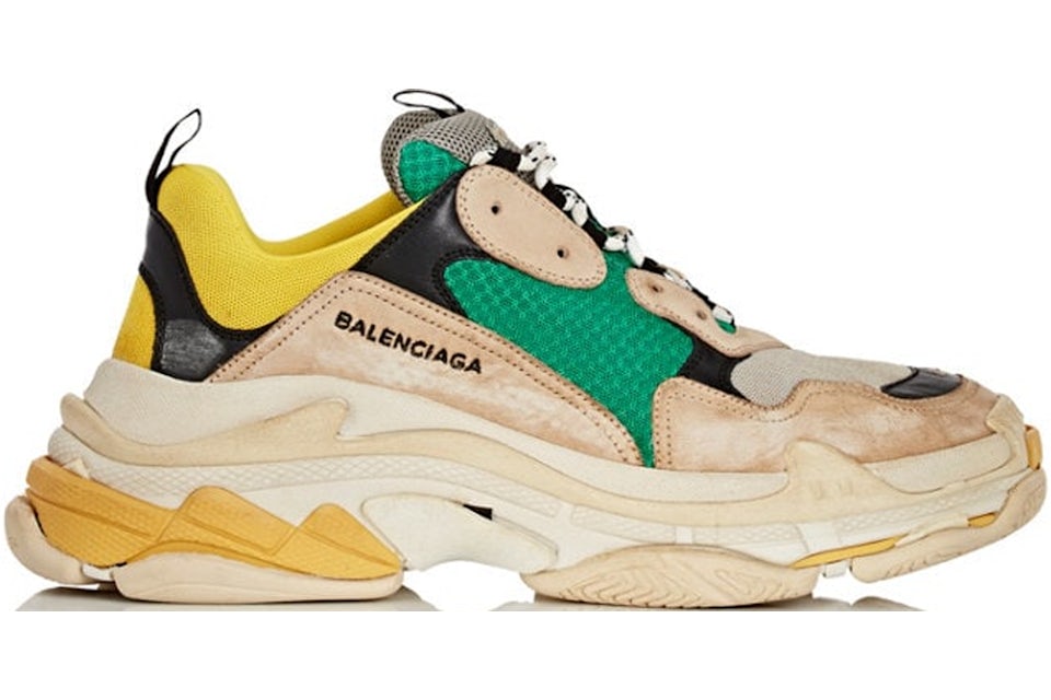 Balenciaga shoes green yellow Clearance