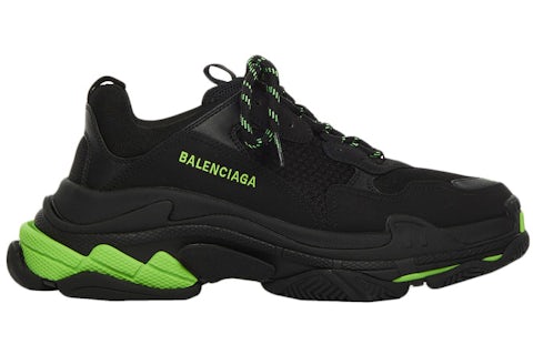 Neon Green Balenciaga Triple S Black Neon Neon Green Balenciaga