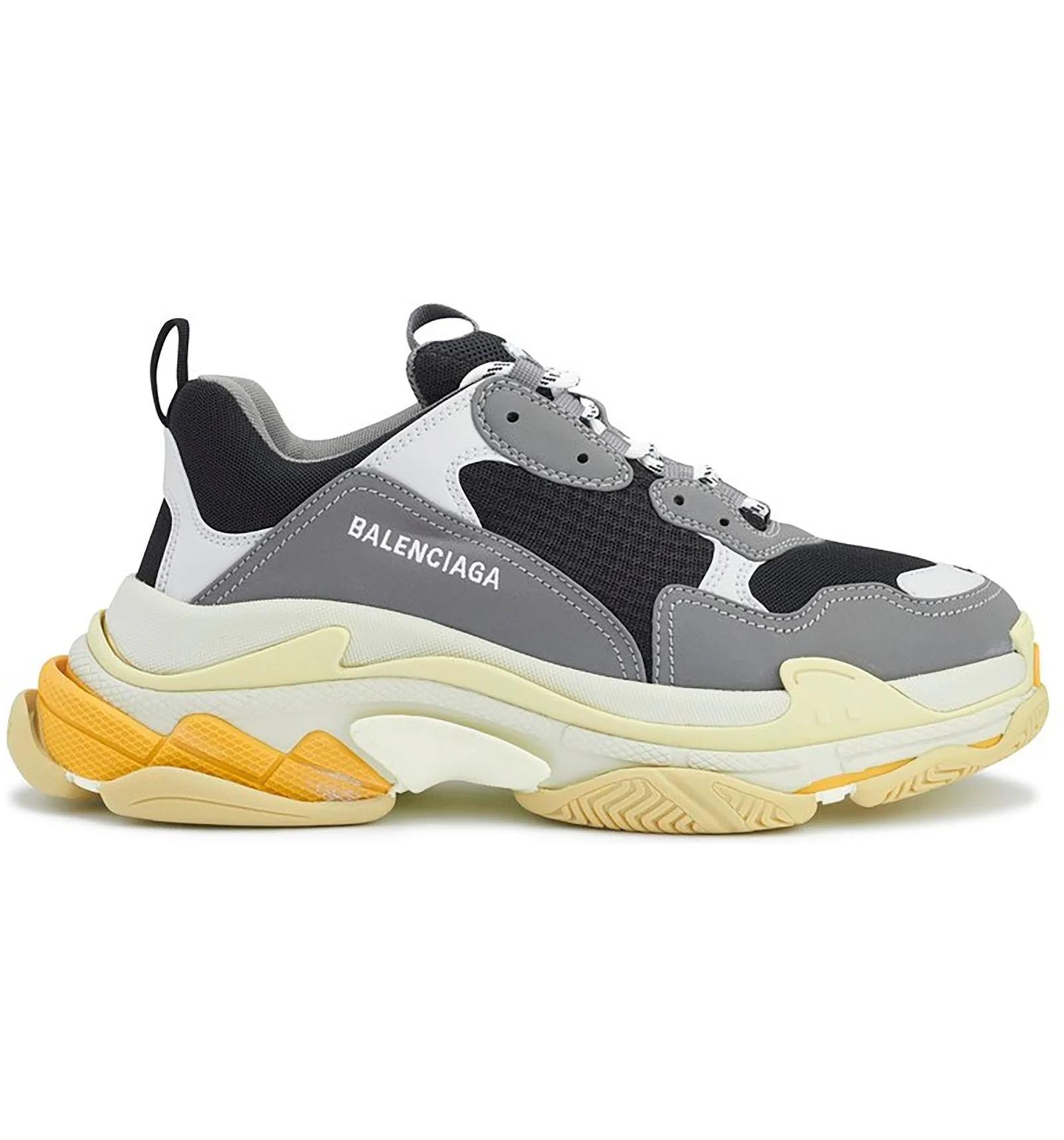 Triple s top noir et jaune