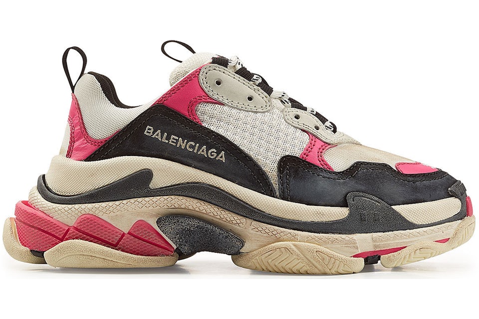 Triple s 2025 black pink