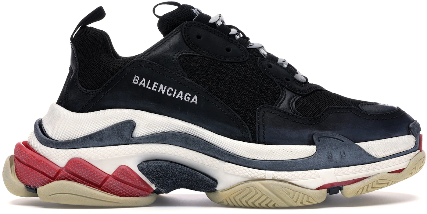 Balenciaga, Shoes, Balenciaga Triple S Trainer Red