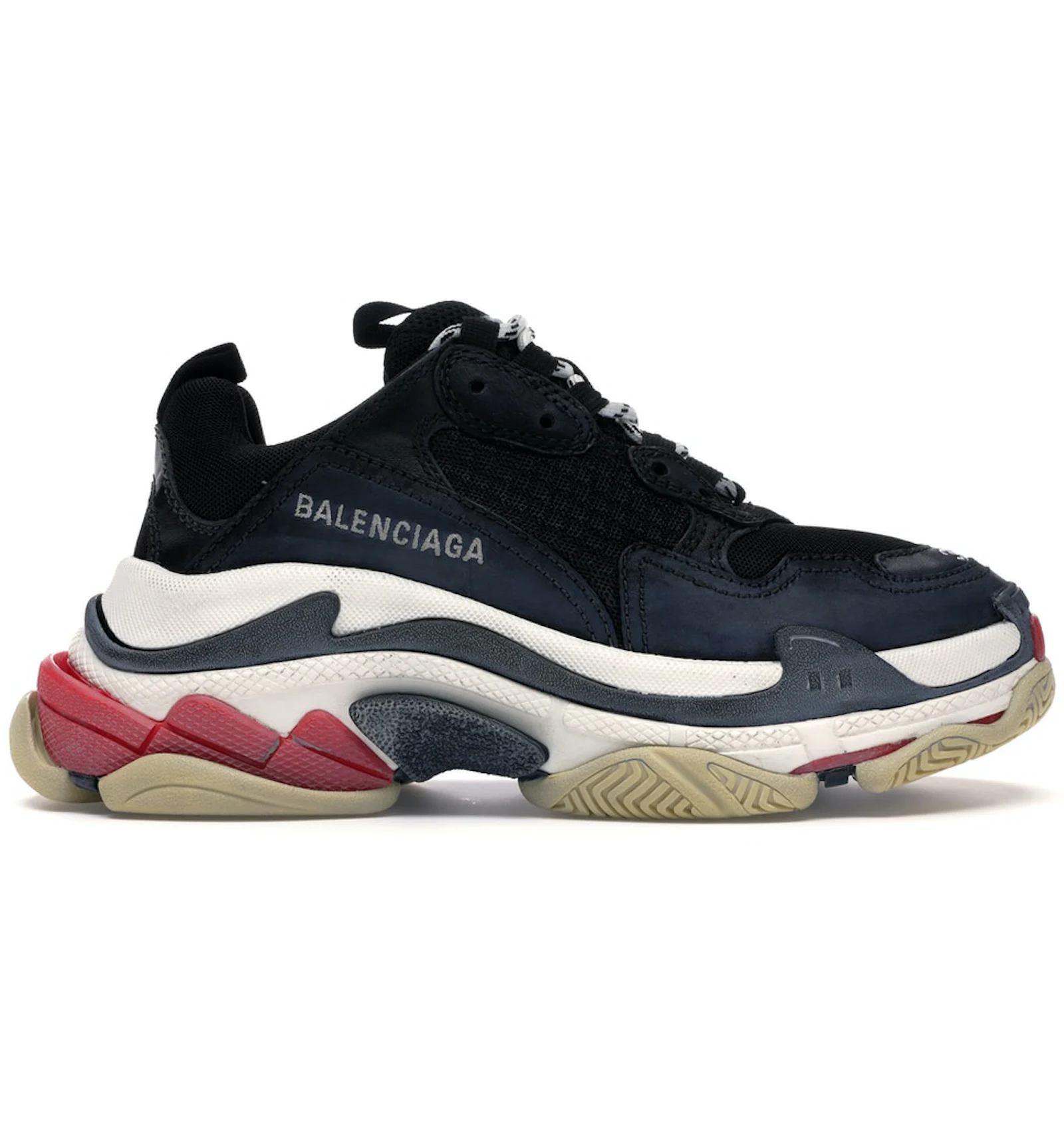 Triple s balenciaga red best sale