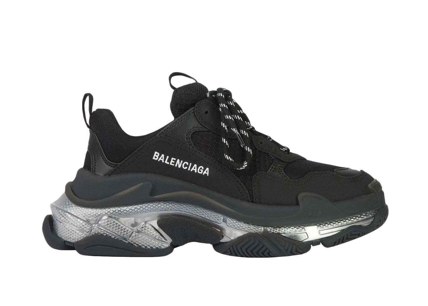 BALENCIAGA Sneakers Men  Triple S sneakers Black  BALENCIAGA 533882  W09OM1000  Leam Luxury Shopping Online